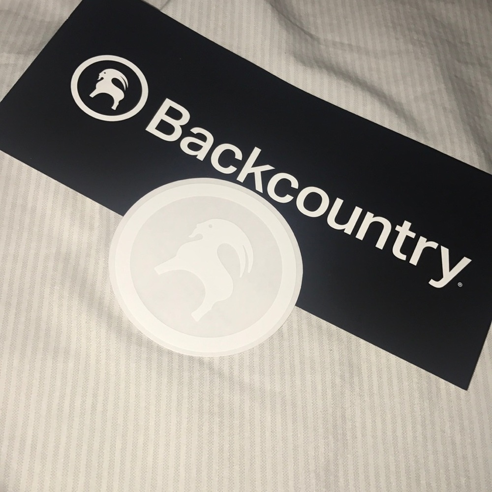 Backcountry sticker